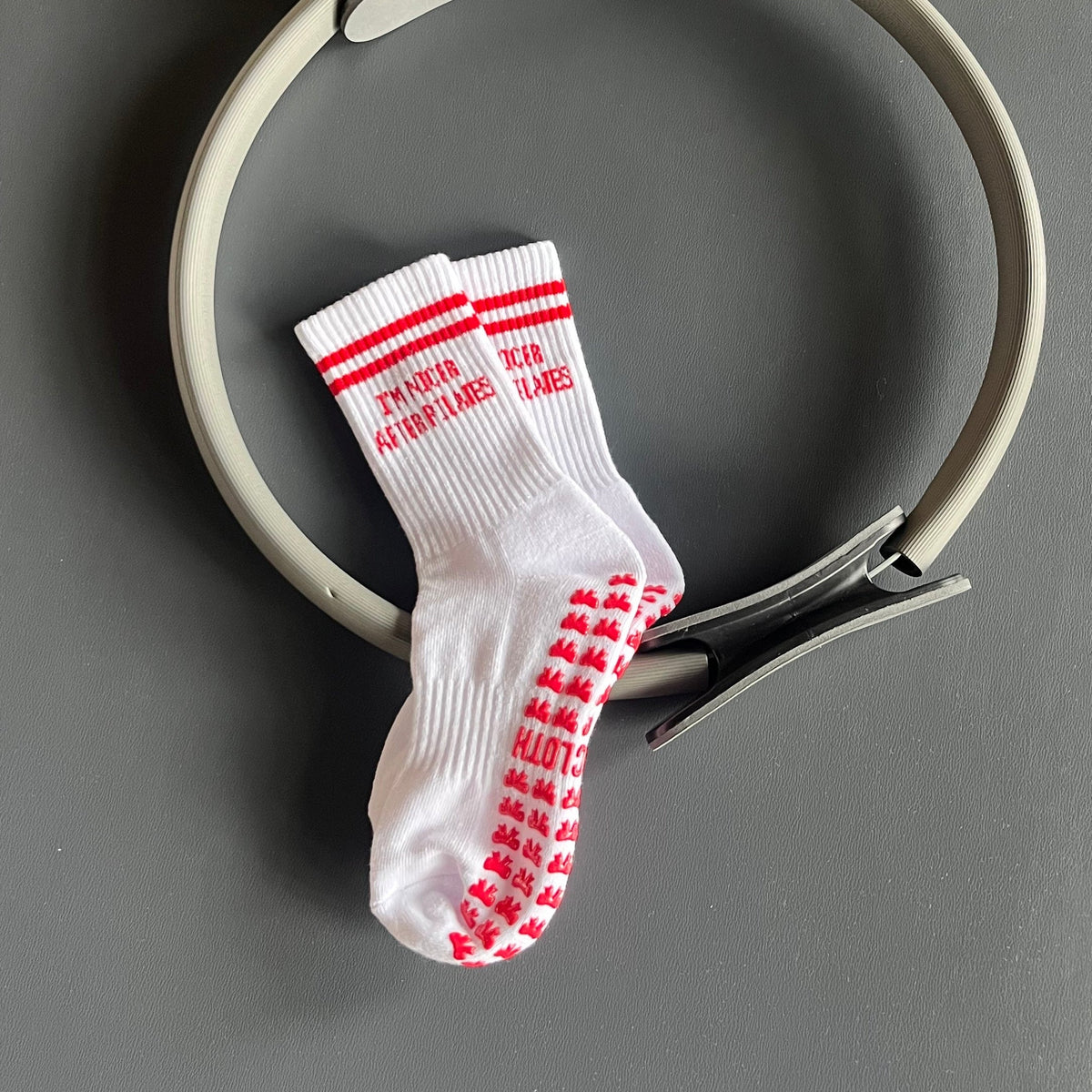 I'm Nicer After Pilates Grip Socks