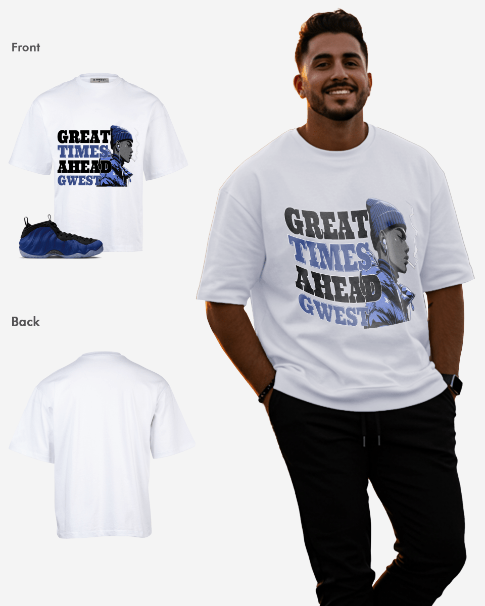 G West Great Times Ahead Oversized Men's T-Shirt
